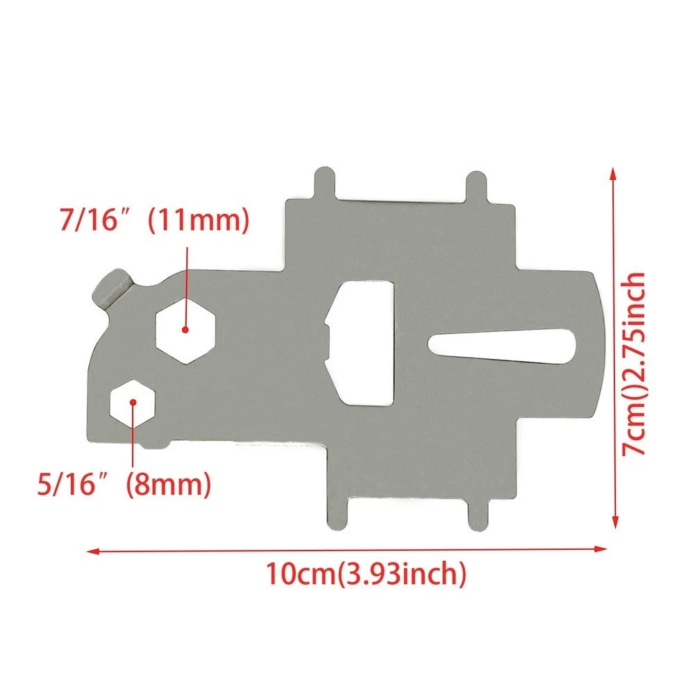Multi Tool Deck Key for Marine Gas Cover and Shackle Use