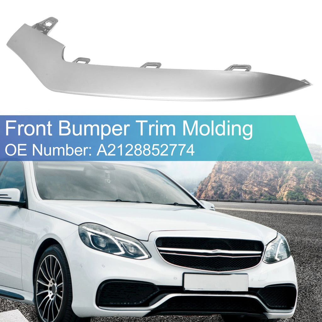 Front Left Chrome Plated Bumper for Mercedes-Benz C-Class (2015–2021)