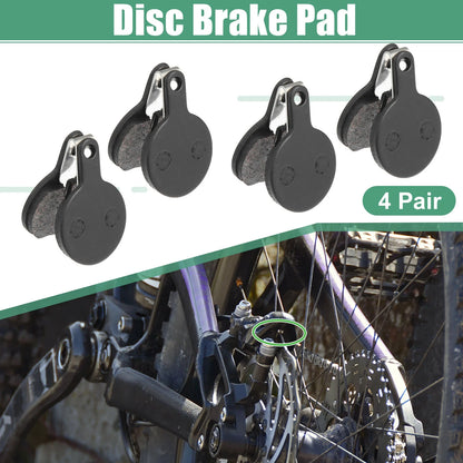 Brake Pads Disc Bike Pair Semi Metal with Spring for Tektro (Fits Tektro)