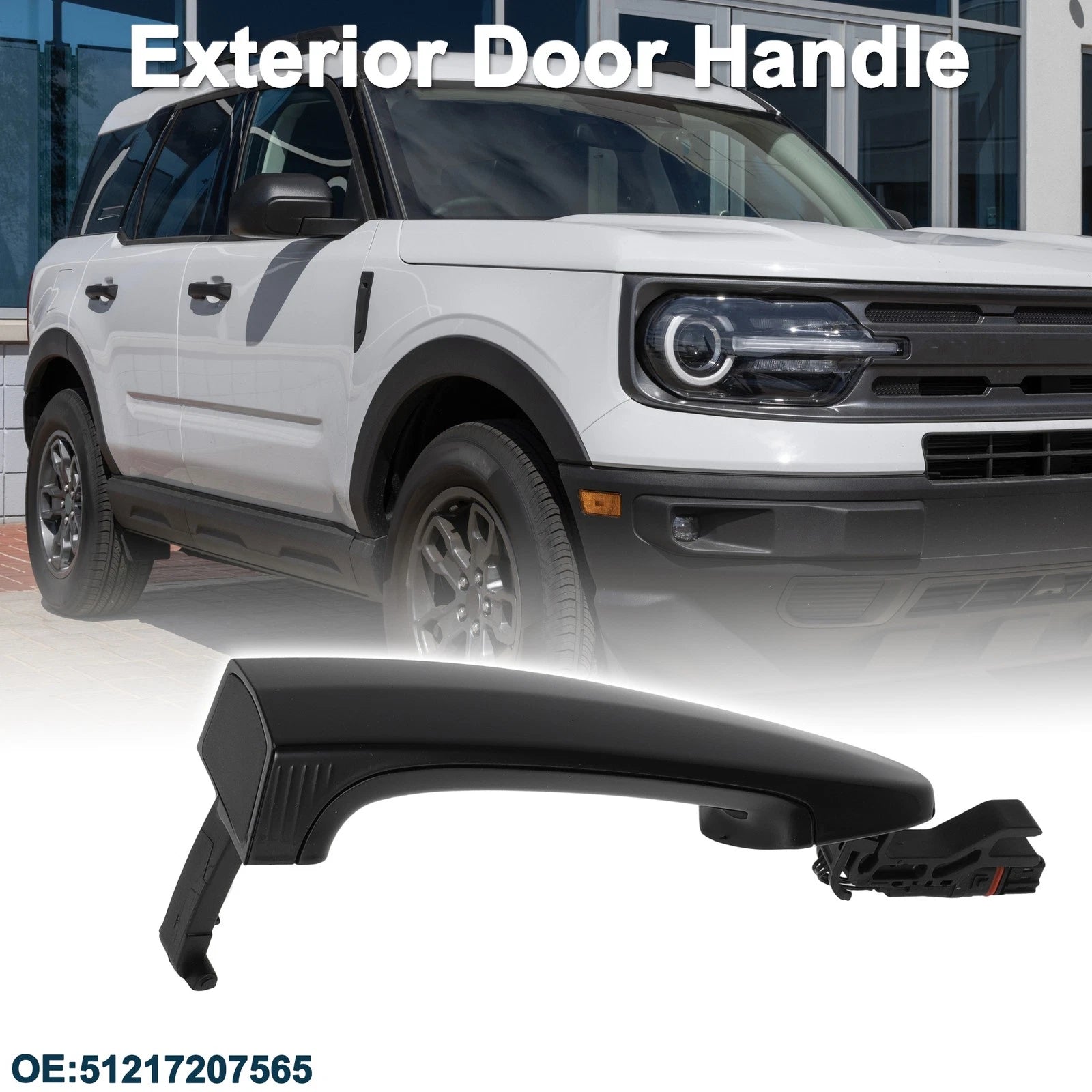 Front Left Exterior Door Handle Replacement for BMW X5 E70 E71 E72 (2007–2013)