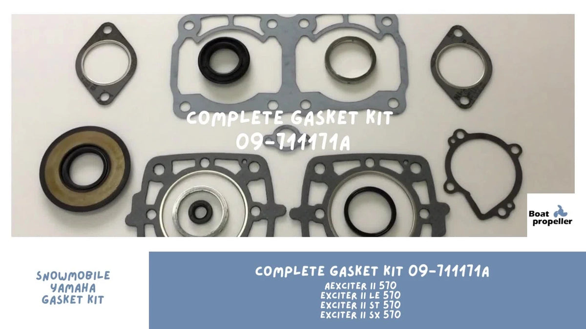 Complete Gasket Kit for Yamaha Exciter II 570 (1990–1993) 09-711171A