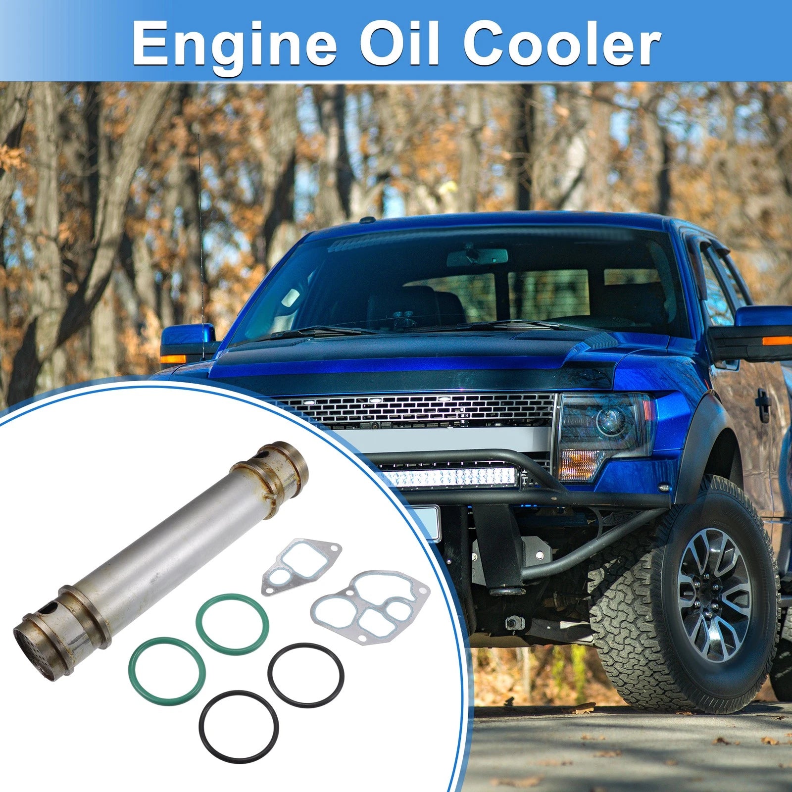 Engine Oil Cooler with Seal Gasket for Ford Excursion (2000–2005)