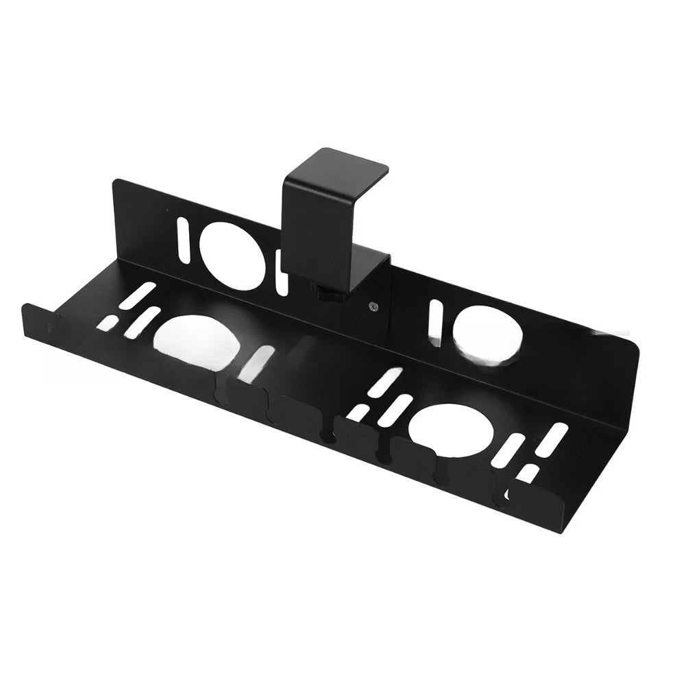 Under Desk Cable Organizer Tray for Universal Fit (No Drill Installation)