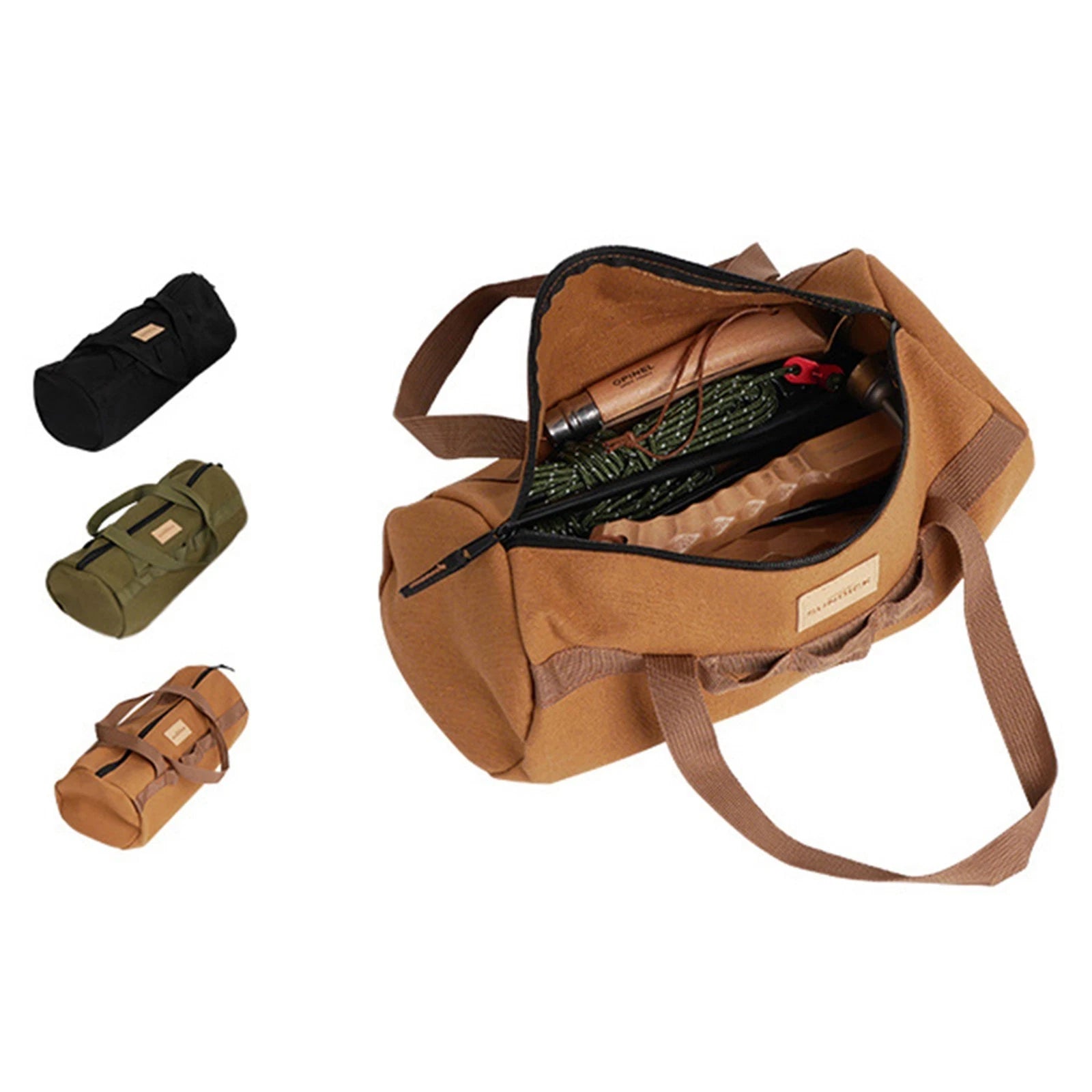 Large Canvas Ground Nail Storage Bag for Camping