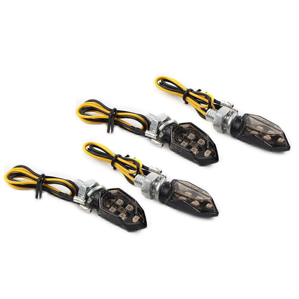 4X 12V 5-LED Turn Signal Blinker Light for Mini Motorcycle (Universal)