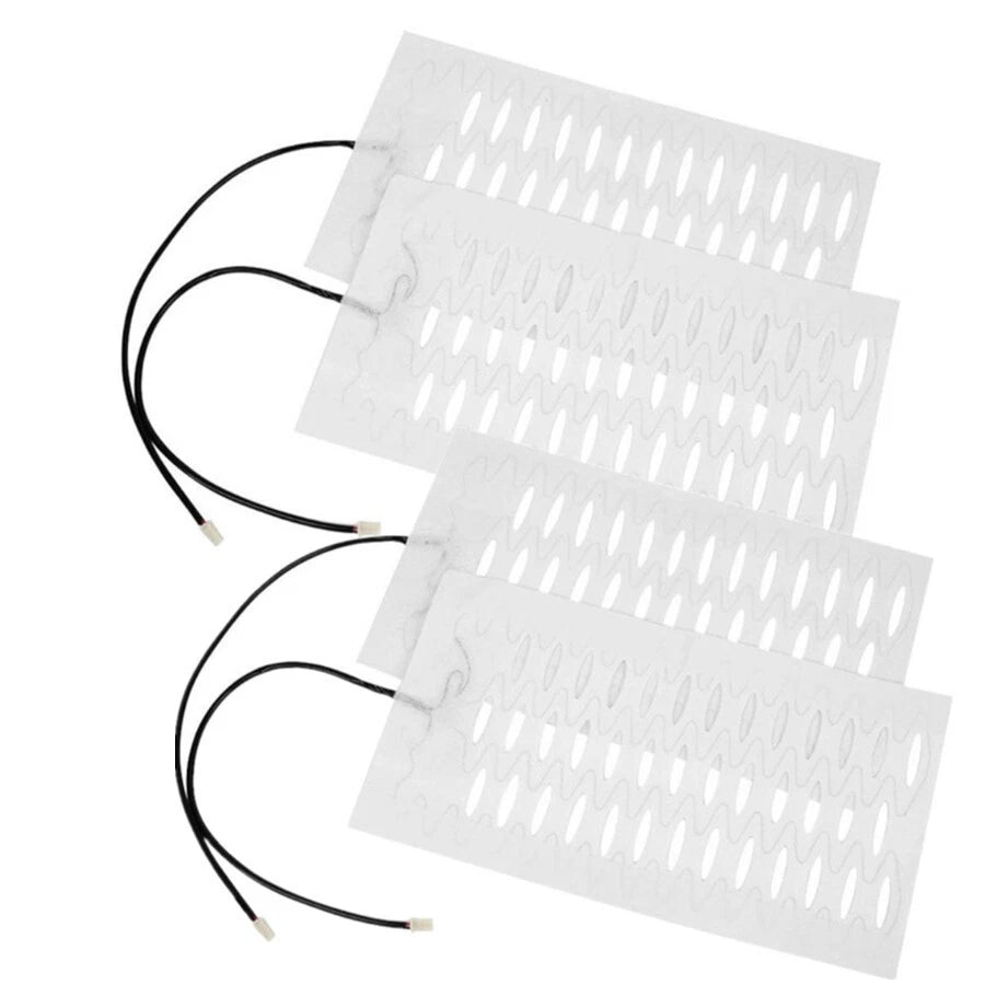 2X Heated Car Seat Pads for SUV (Carbon Fiber, 5-Level Switch)