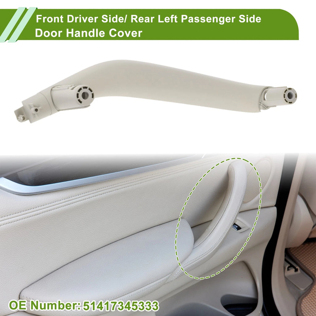 Door Panel Handle Pull Trim Cover Replacement for BMW X5 F15 (2014–2018)