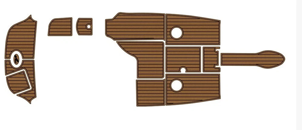 EVA Foam Teak Deck Flooring Pads for Sea Ray 220 Select (2005)