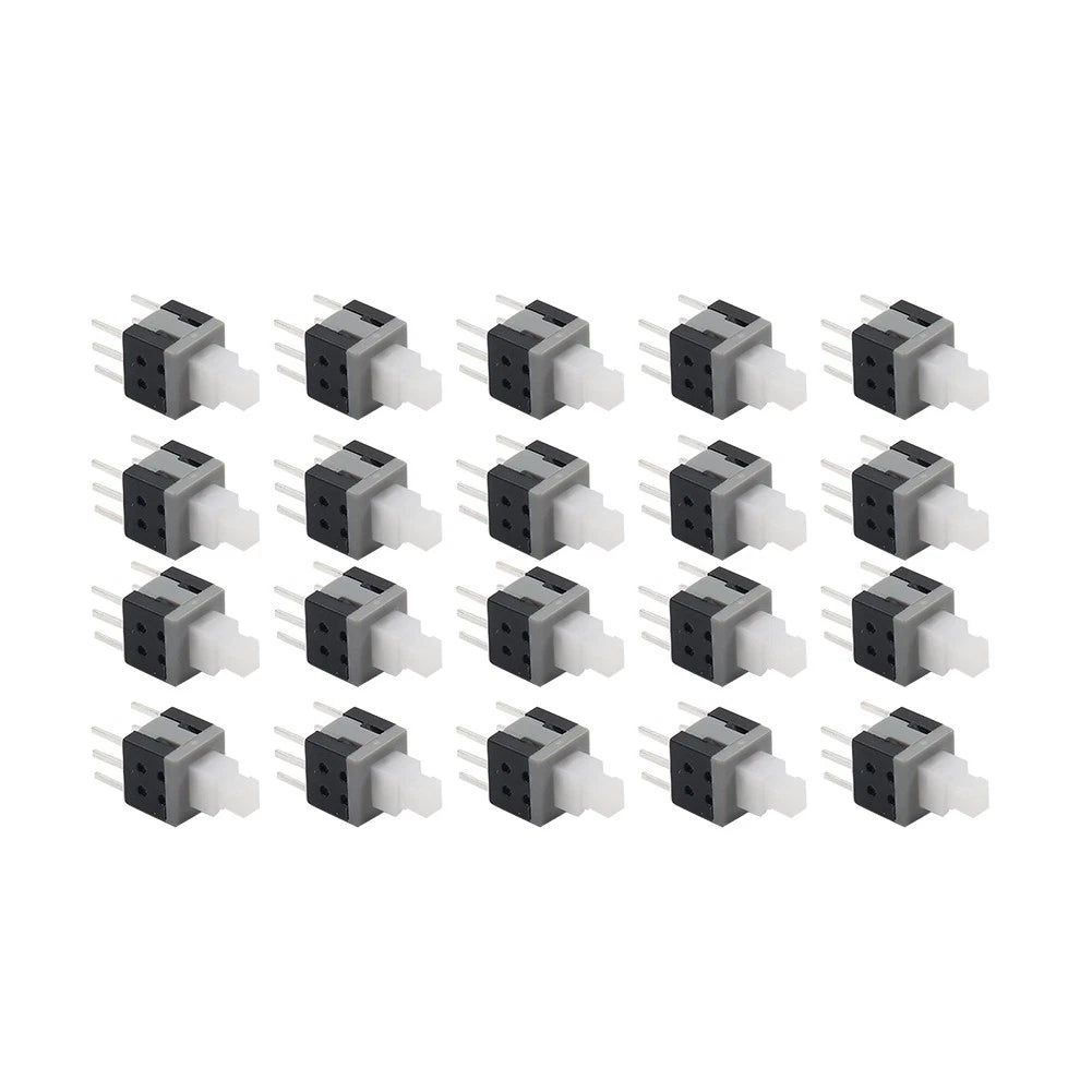 20PCS 5.8x5.8x10mm 6 Pins Tactile Push Button Switch Latching