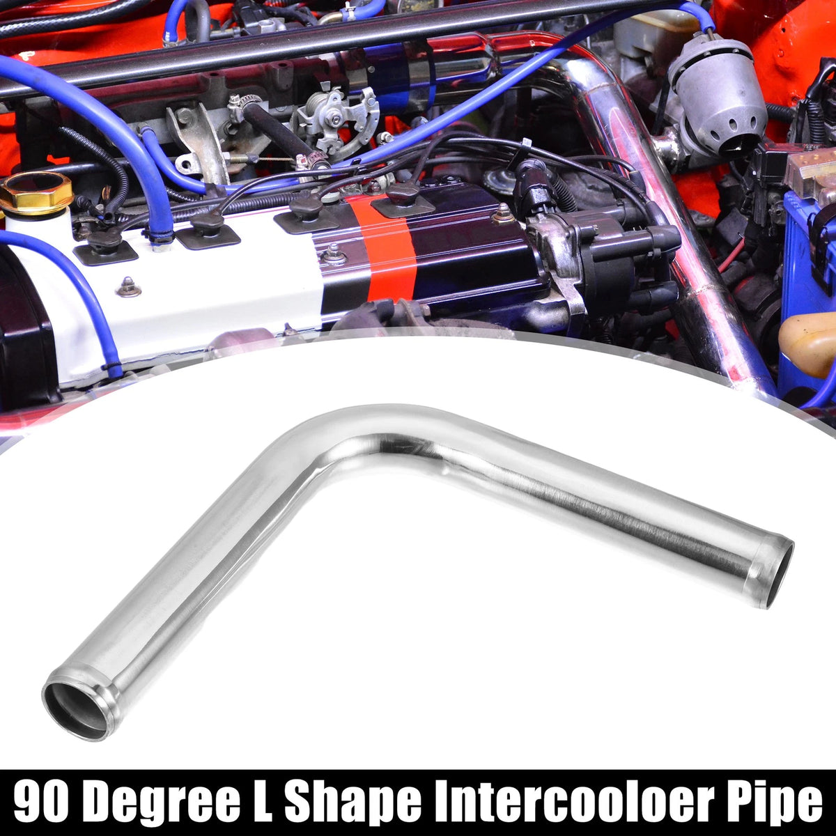 2X 1.25" Intercooler Pipe Air Intake Tube 90 Degree for
