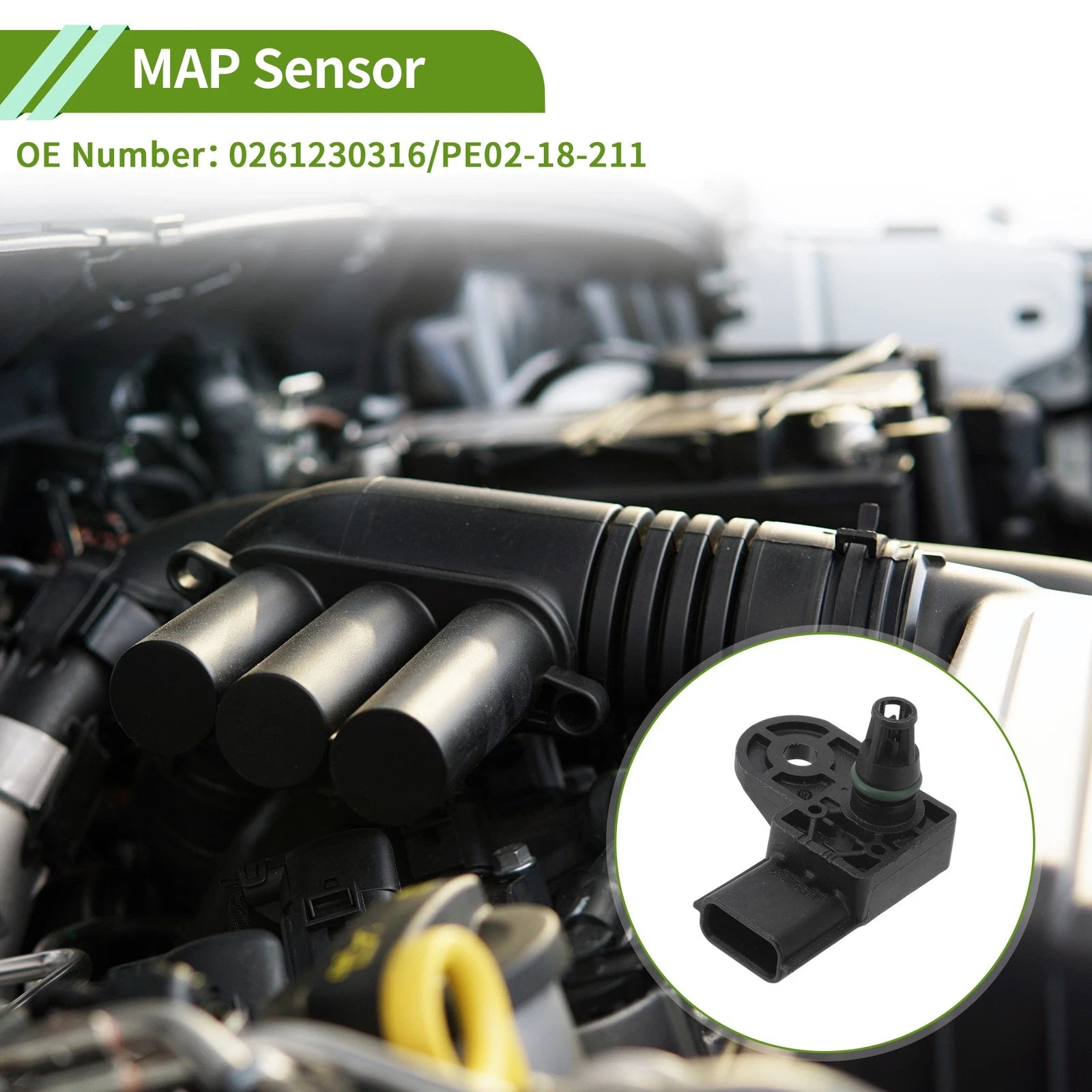 Manifold Absolute Pressure Sensor Replacement for Mazda CX-5 2.5 (2013–2021)