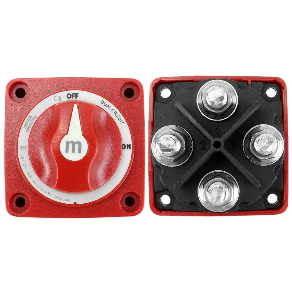 Battery Disconnect Switch for RV Trailer Boat (Marine Approved)
