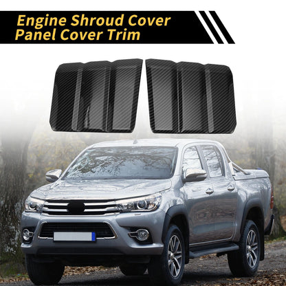 Carbon Fiber Engine Shroud Cover Set for Toyota Tundra (2022–2024)