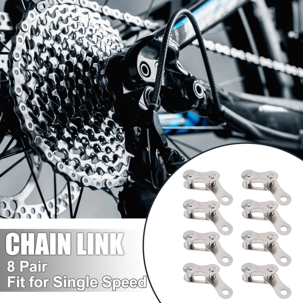 8pcs Bicycle Chain Master Link Clips for Universal Single Speed (All Years)