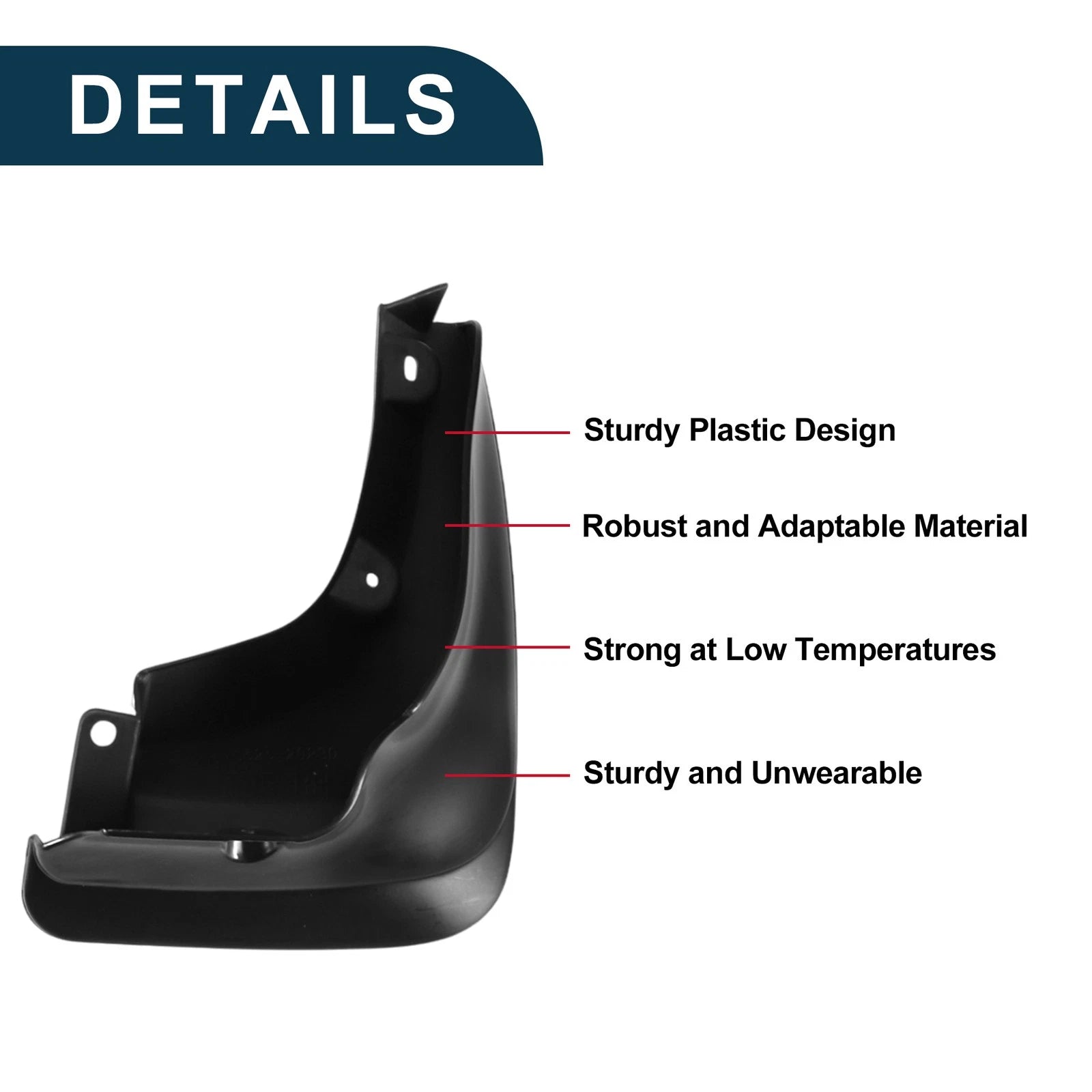 Mud Flaps Splash Guards Front Set Replacement for Toyota Carina E 1992–1997