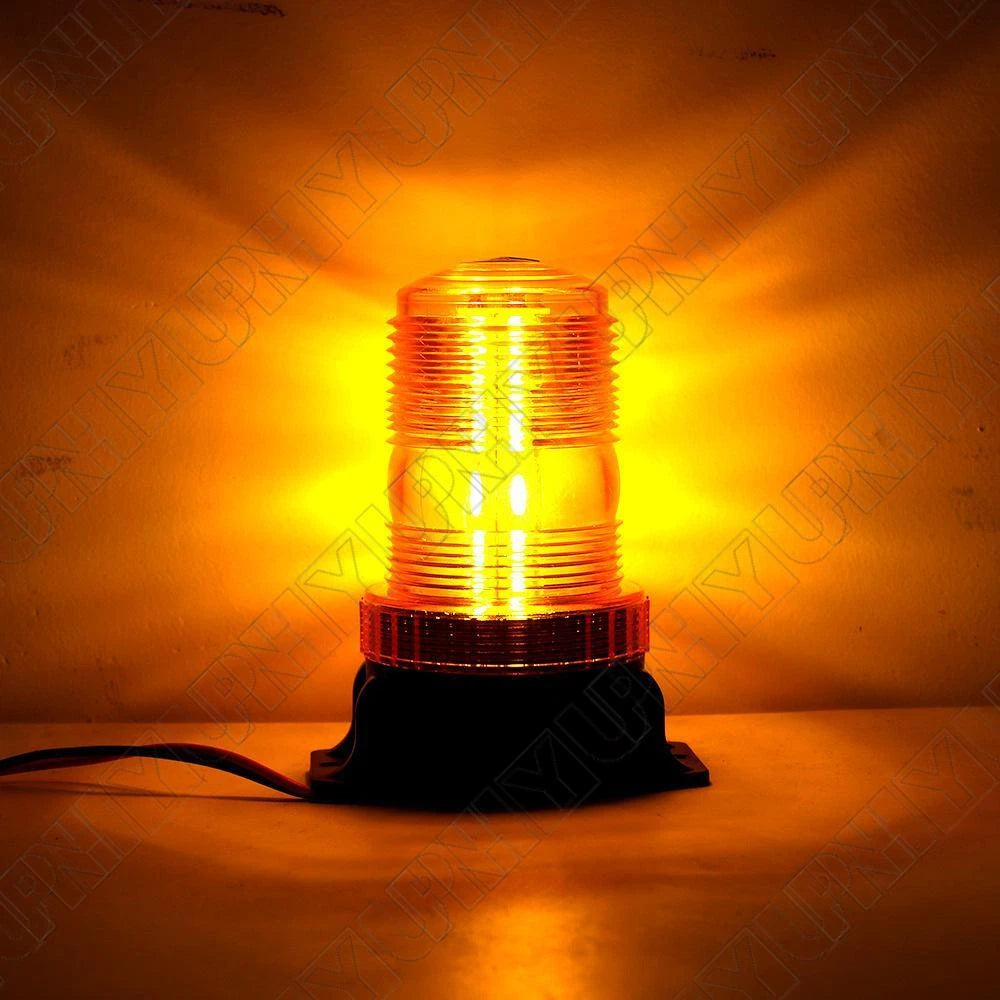 LED Flashing Beacon Strobe Light for Cars (Amber)