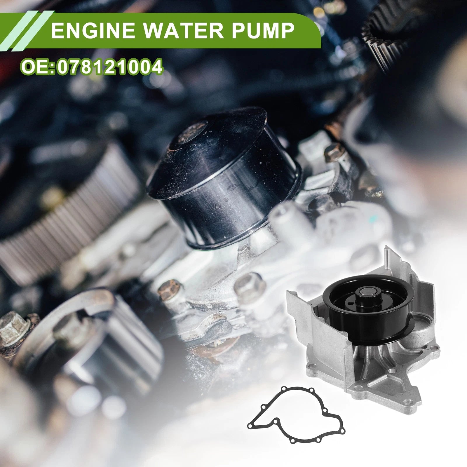 Engine Water Pump Replacement for Audi A6 (1994–1997) No 078121004