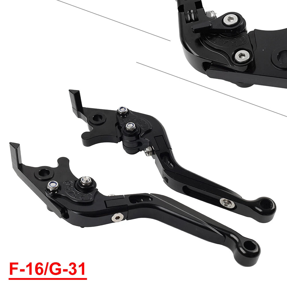 CNC Extendable Brake Clutch Levers for BMW G310R/G310GS (2017–2024) Black