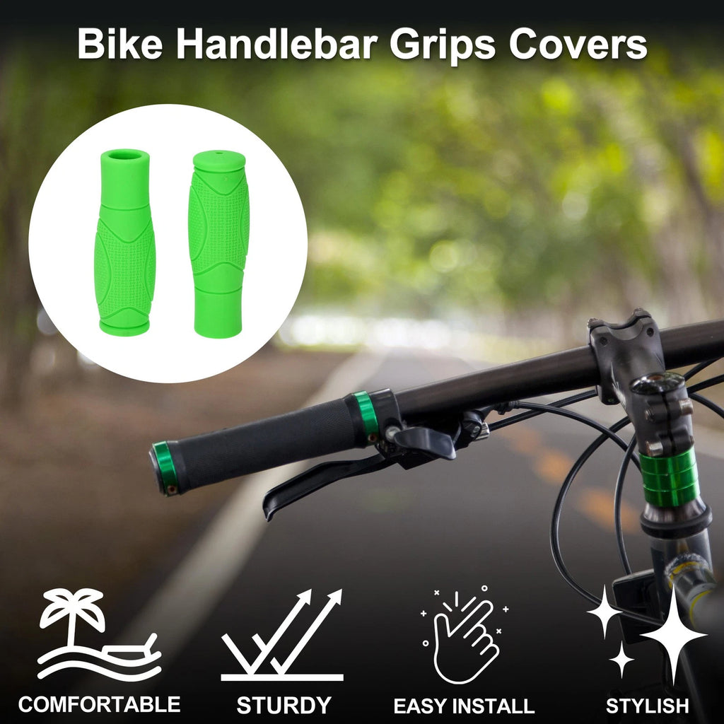 Bike Handlebar Grips 125mm Non Slip Scooter End Grip Protector 1 Pair