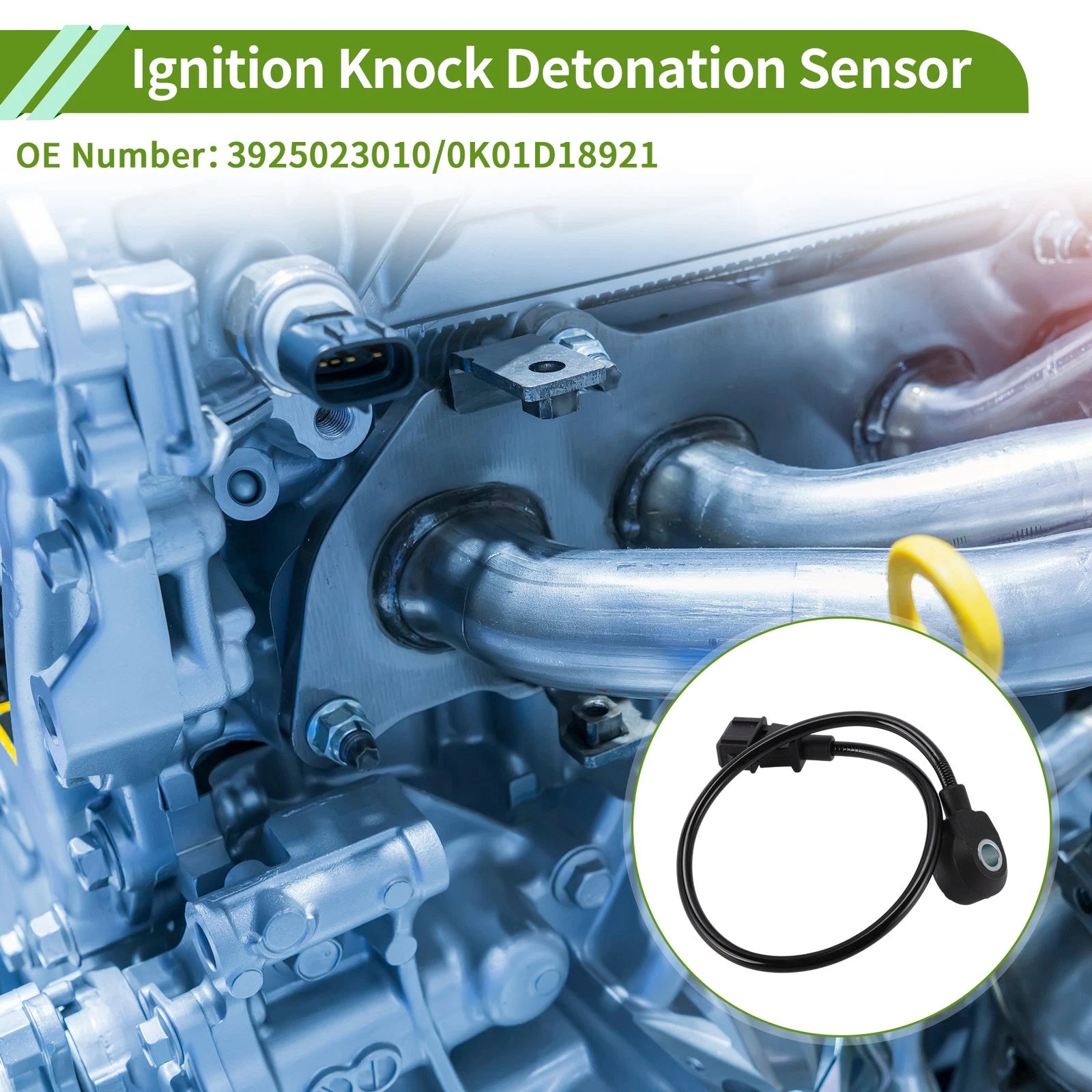 Ignition Knock Detonation Sensor Replacement for Hyundai Lantra II (1996–2000)