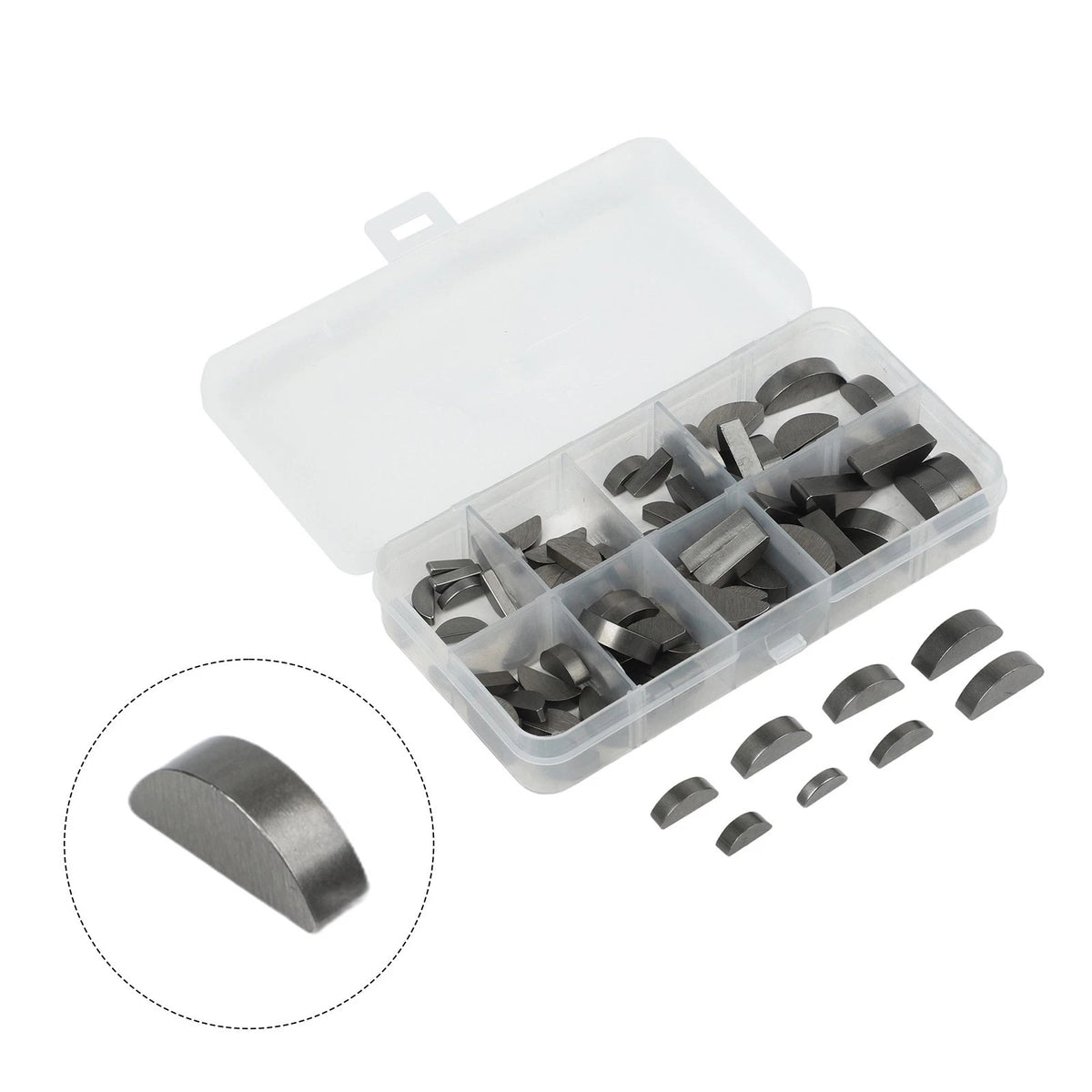 Half Moon Keys for Crankshafts (Various Sizes)