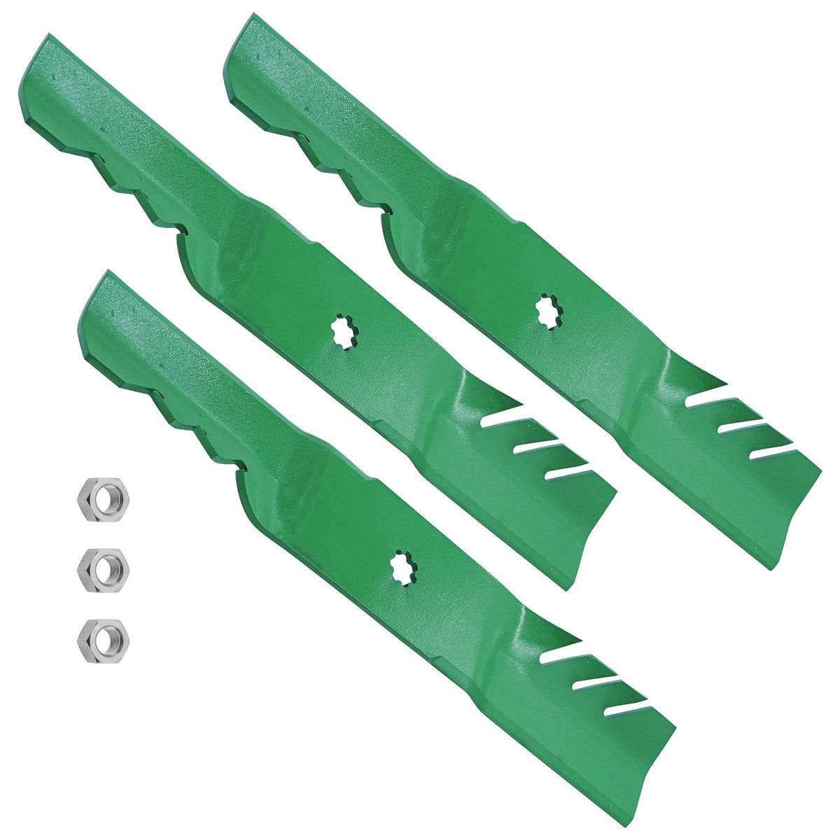 Deck Blade 54 Inch Replacement with Nut for John Deere D170 LA150 (2000–2018)