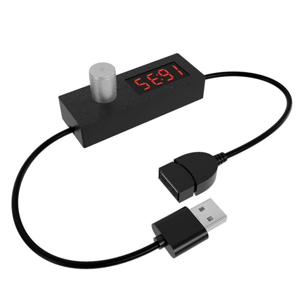 USB timer power off switch cable for fish tank and office use
