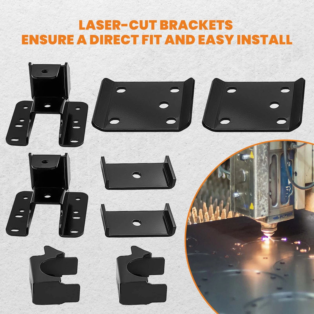 5-6" Axle Lowering Flip Kit for Chevy Silverado 1500 (2007–2020)