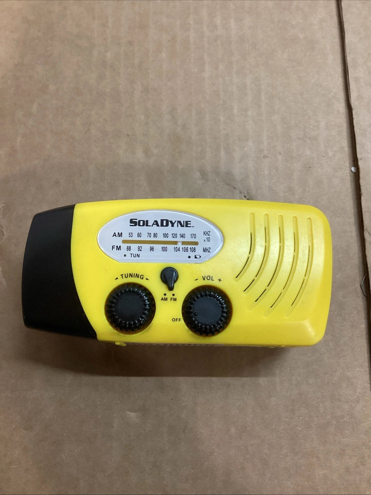 SolaDyne 7410 Emergency Solar Hand Crank Radio Flashlight for