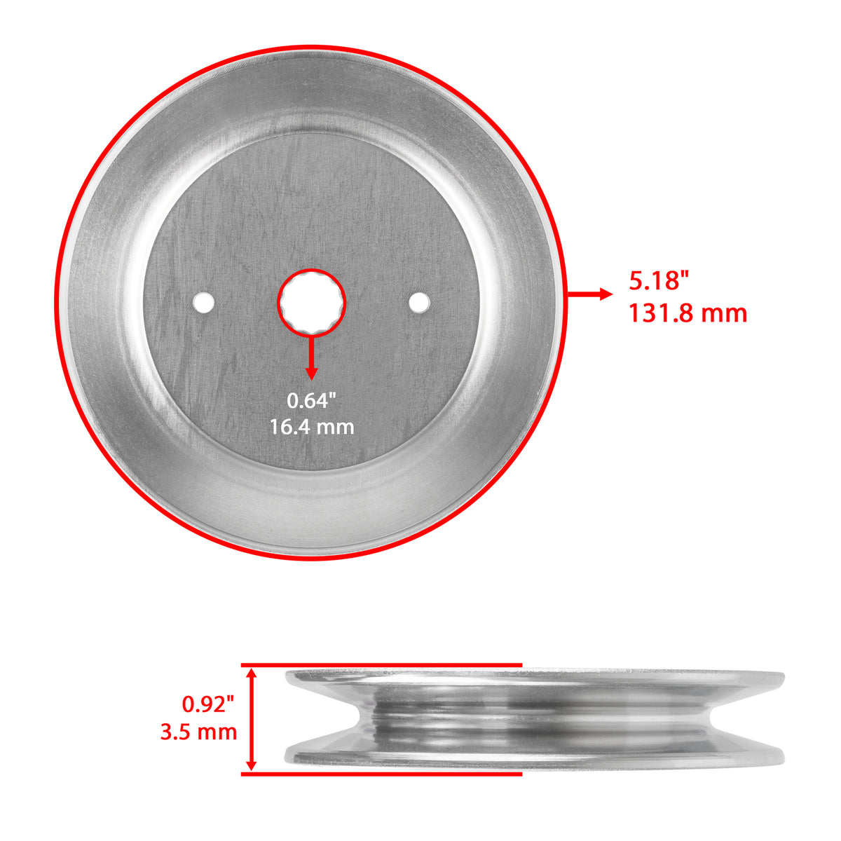 Spindle Pulley Replacement for Ariens (2004–2018)
