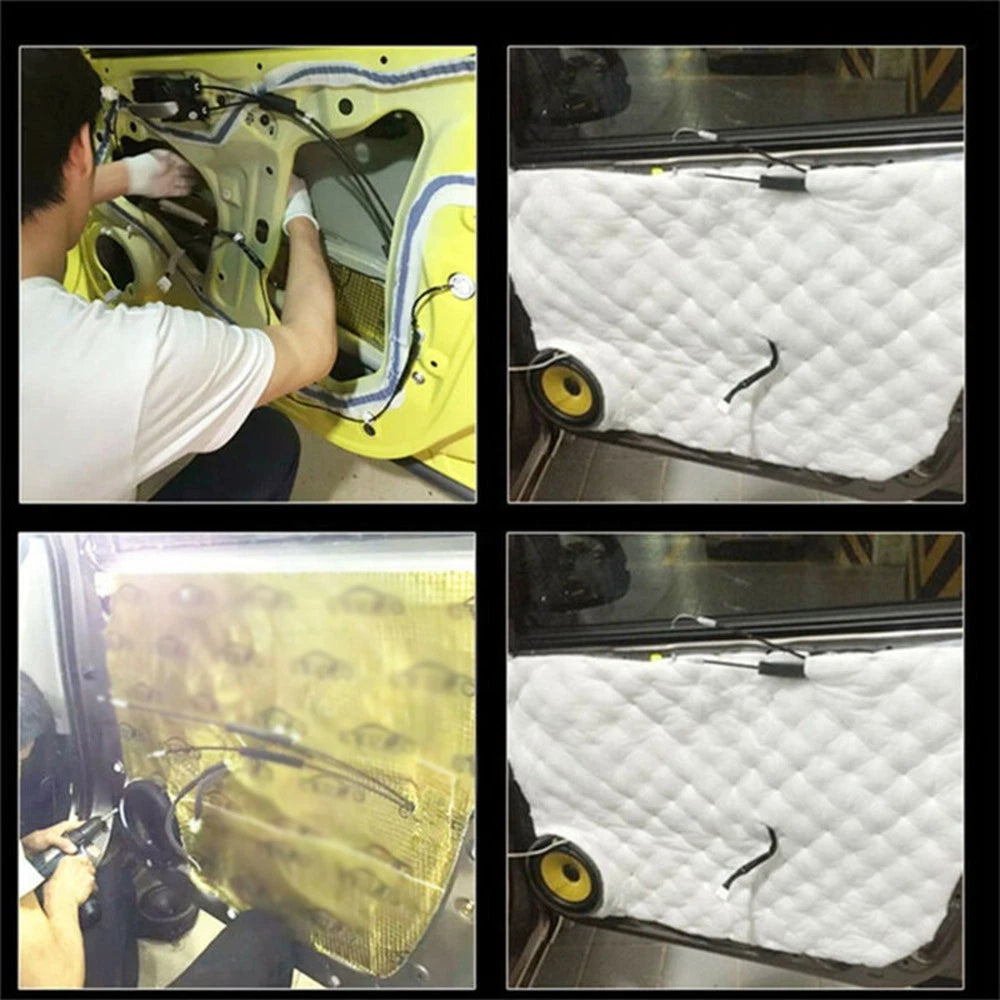 Insulation Mat Heat Sound Pad Car Doors Firewall Heat Resist Practical