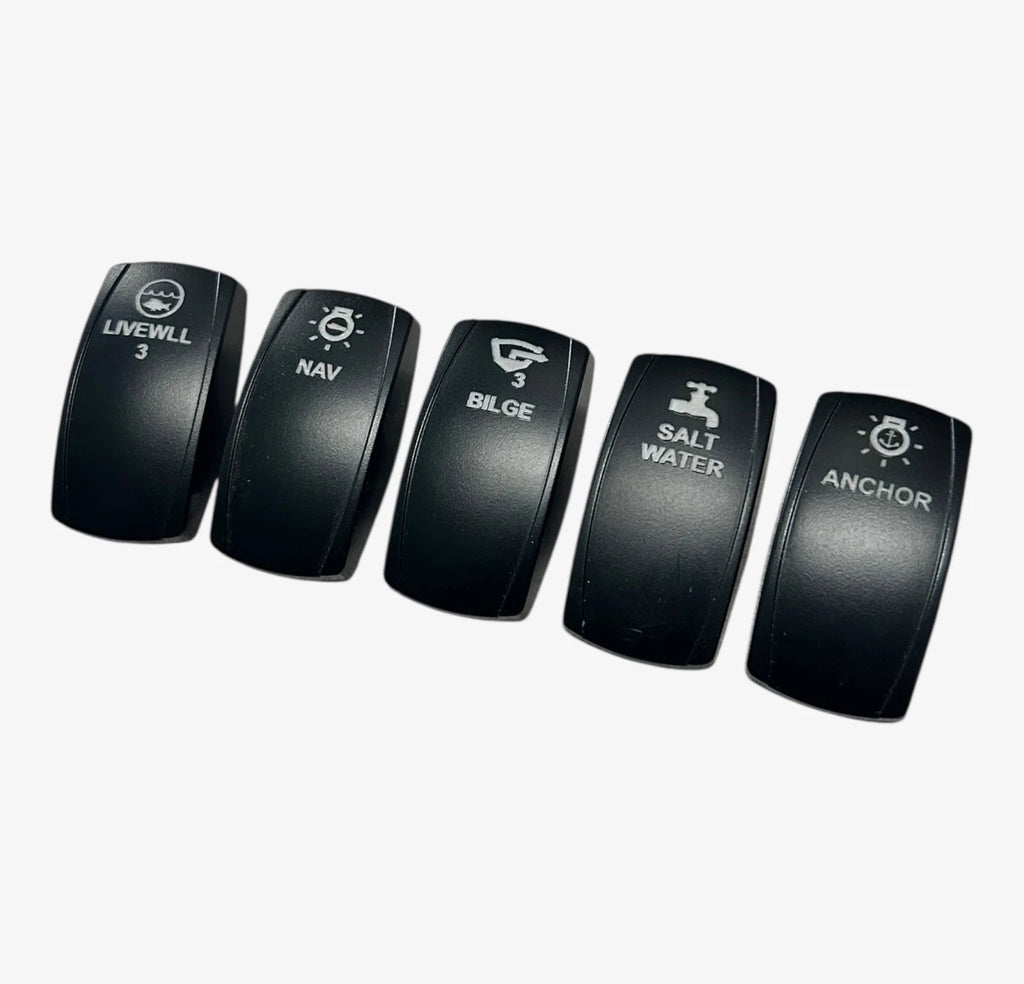5X Boat Rocker Switch Cover Replacement for Marine Applications