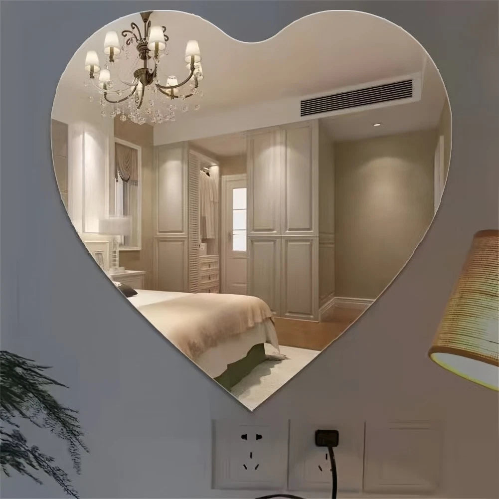 Decorative Heart Mirror for Home Decor (No Part Numbers Available)