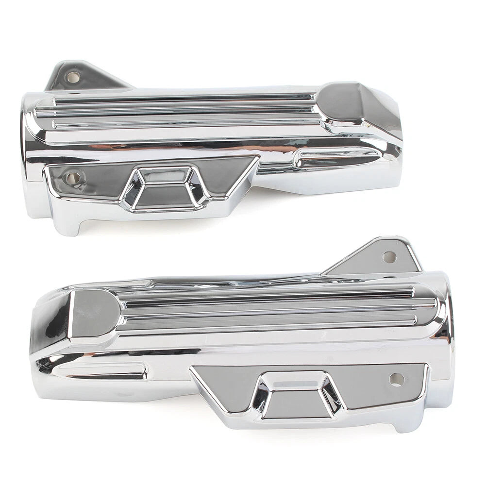 Chrome Lower Fork Covers for Harley Electra Street Road Glide King (2014–2022)