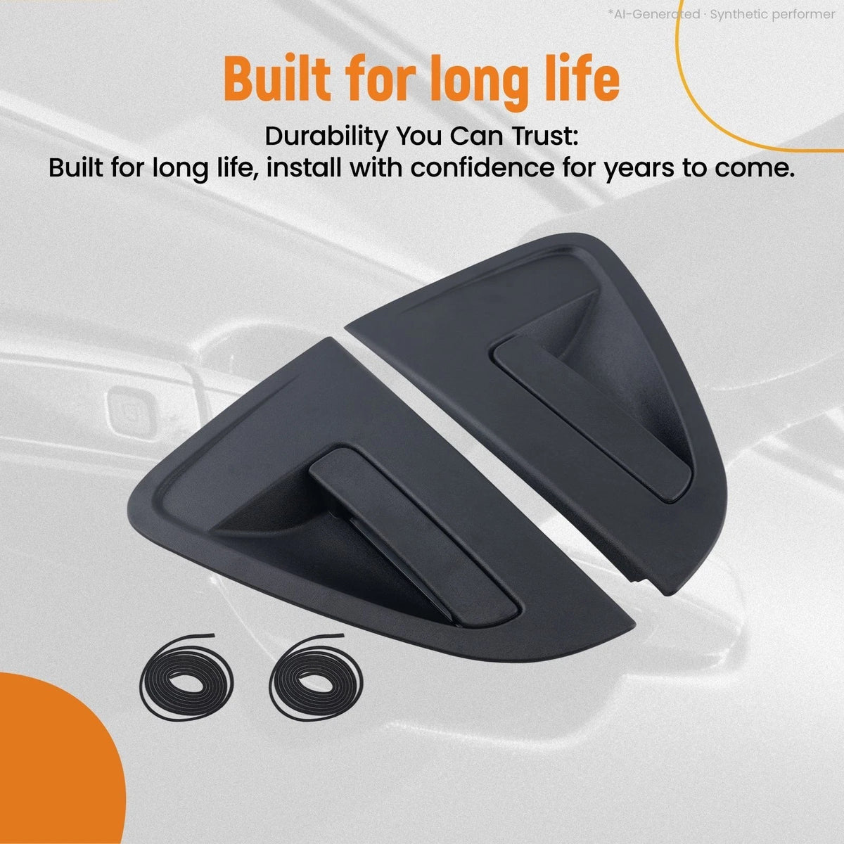 Door Handle Rear Left Right for Chevrolet Spark (2013–2015) 95987921 Black
