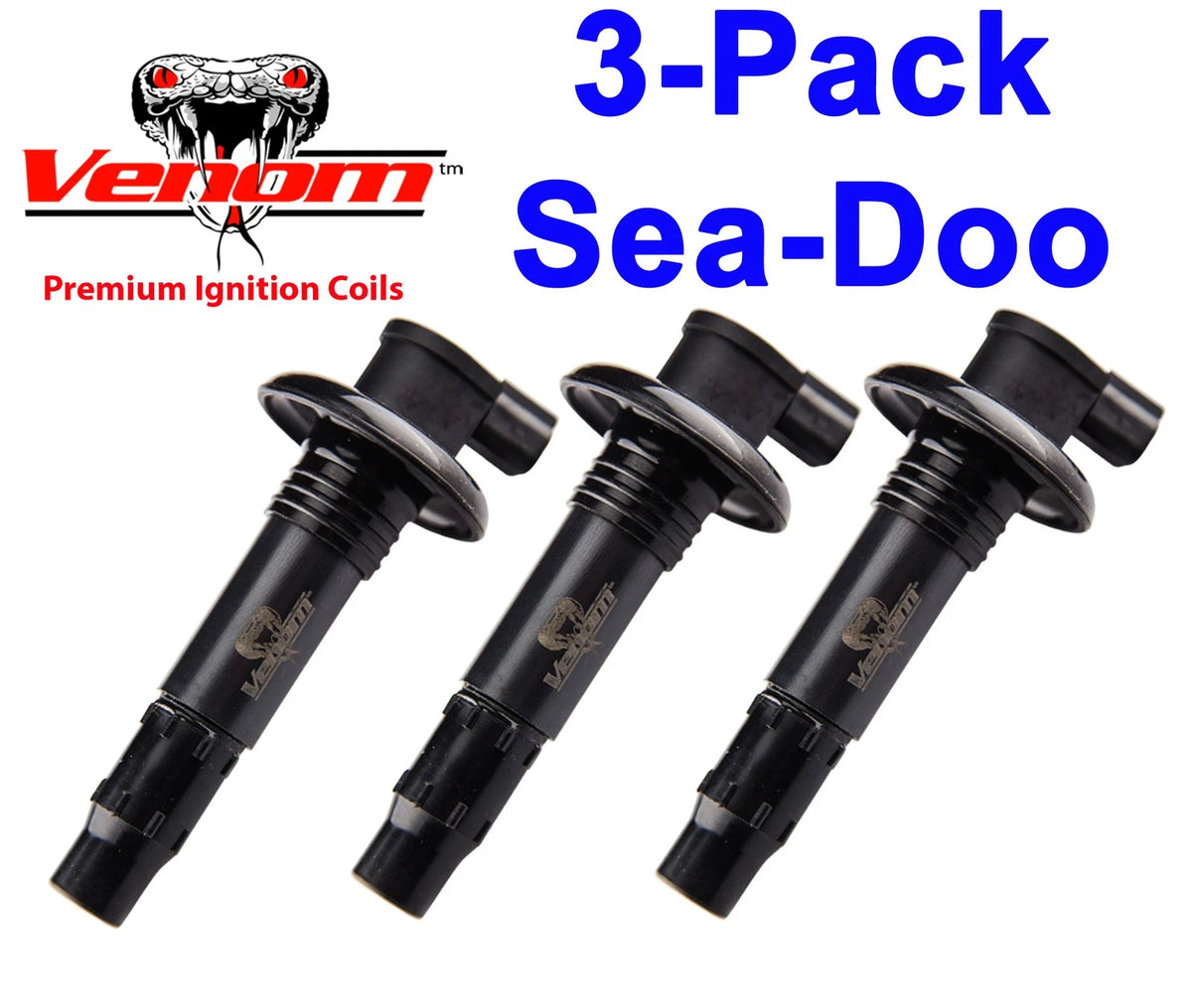 3X Ignition Coil for SeaDoo 130 155 185 215 255 260 1503 HP 4-TEC (2002–2023)