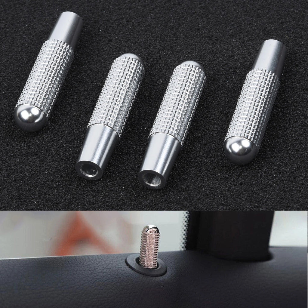 Set of 4 Door Pin Lock Knobs for Silver (Fits )