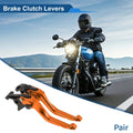 Adjustable Brake Clutch Levers Orange Pair for Honda VFR750 (1991–1997)