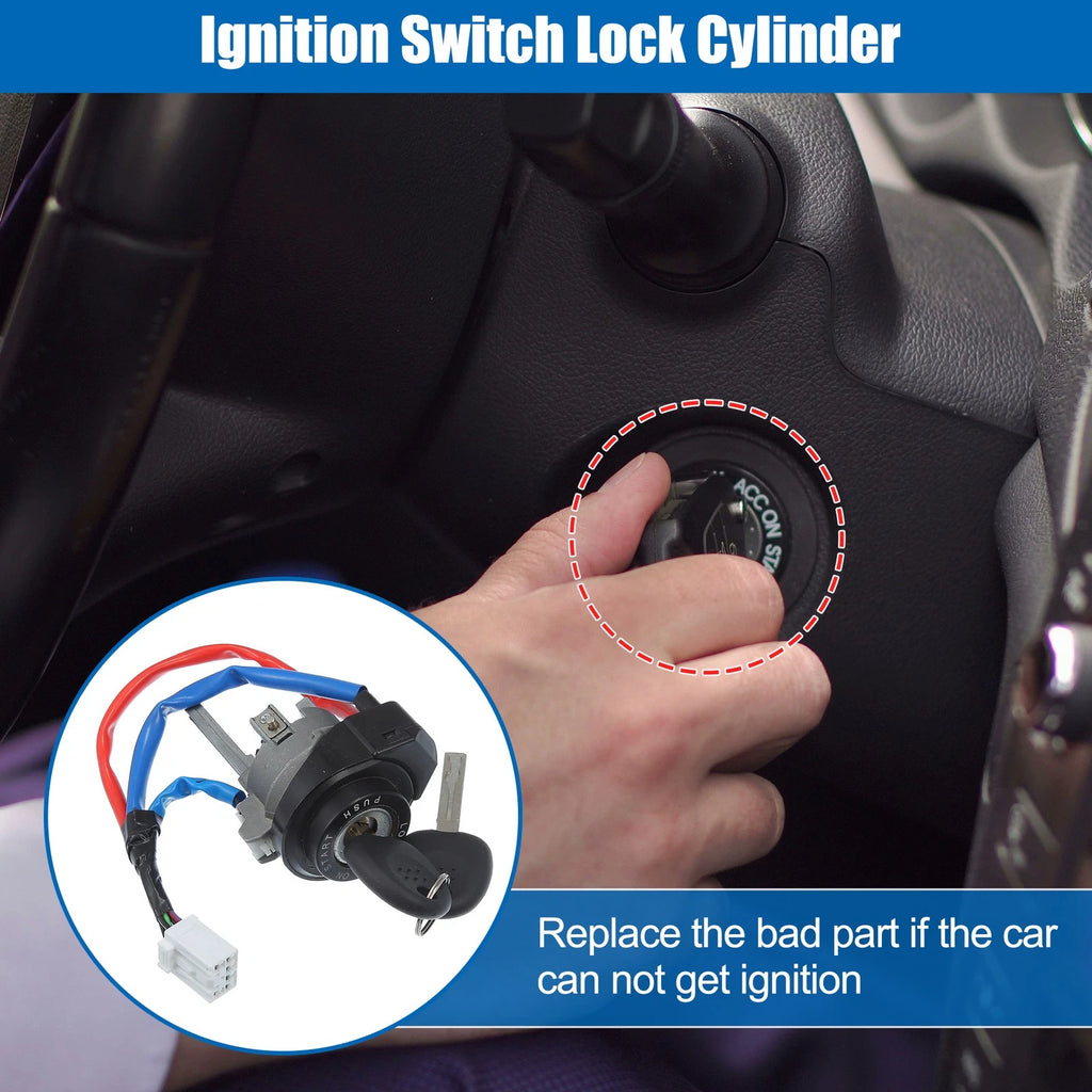 Ignition Switch Lock Cylinder w Key for Hyundai Sonata (2011–2014)