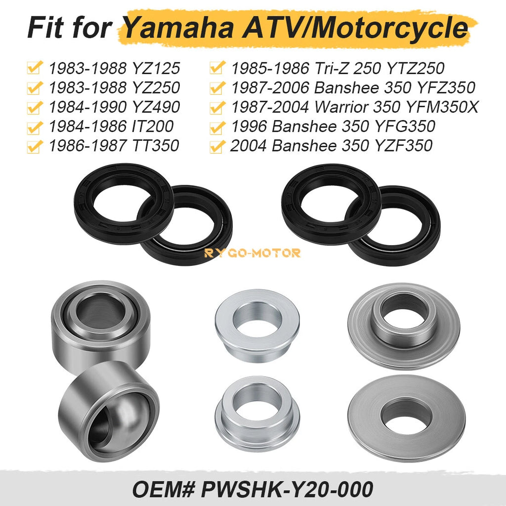 Rear Shock Bearing Seal for Yamaha YZ125 YZ250 YZ490 IT200 TT350 (1983–1990)