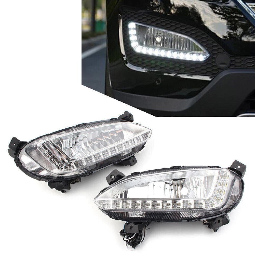 LED Daytime Running Lights DRL for Hyundai Santa Fe IX45 (2013–2015)