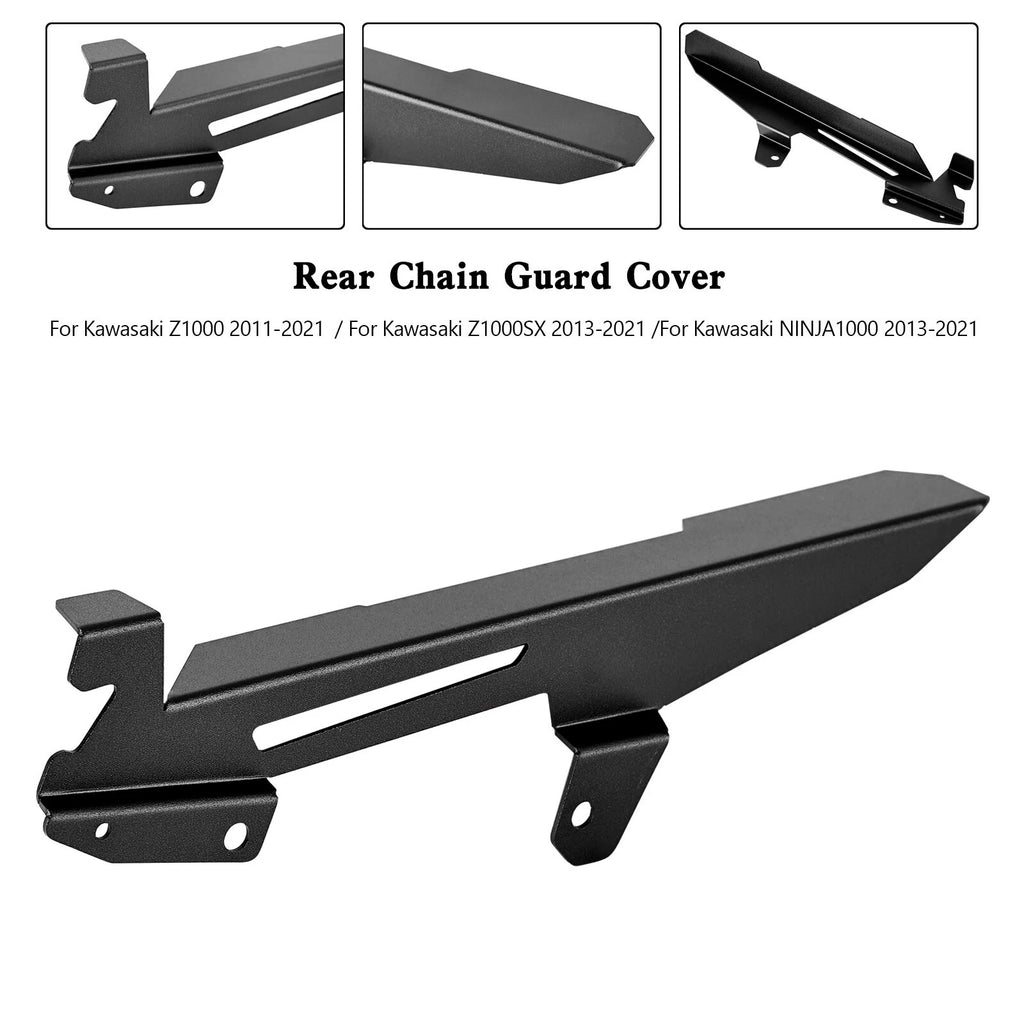 Sprocket Chain Guard Cover for Kawasaki Z1000SX Ninja 1000 Z1000 (2011–2021) Black