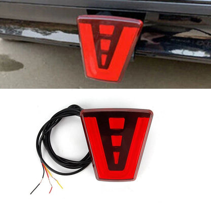 Brake Signal Lamp Headlight LED Rear Tail Third Brake Lamp Triangle 12V