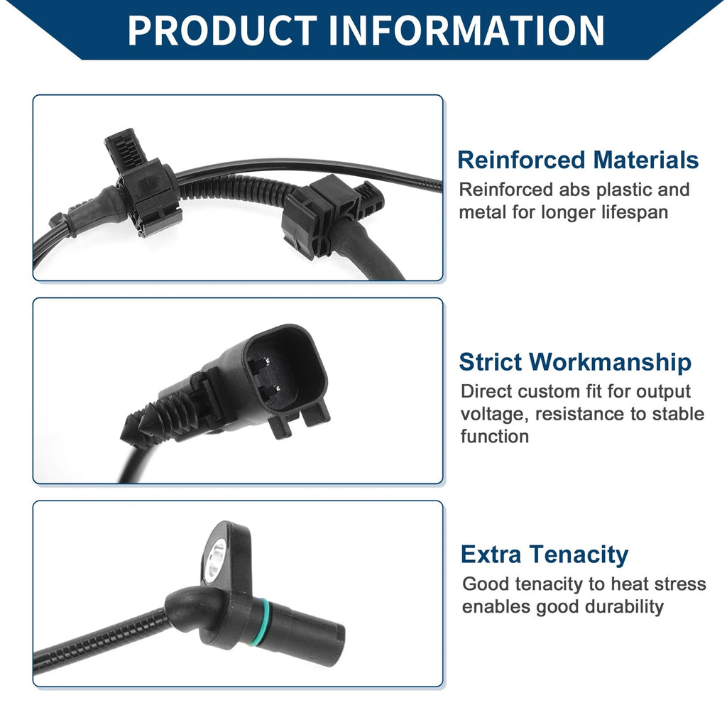 ABS Wheel Speed Sensor Replacement for Cadillac Escalade (2015–2017) Rear