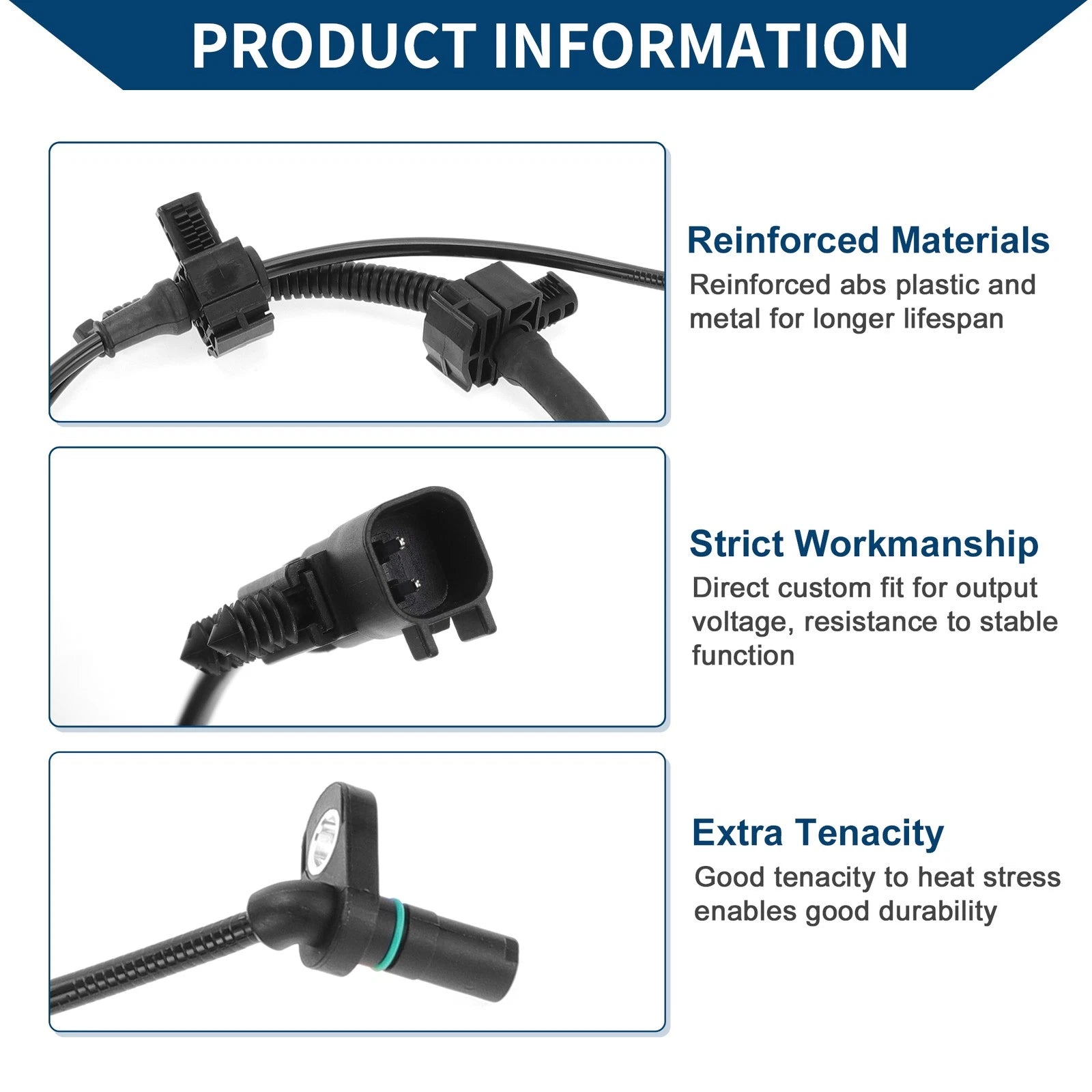ABS Wheel Speed Sensor Replacement for Cadillac Escalade (2015–2017) Rear