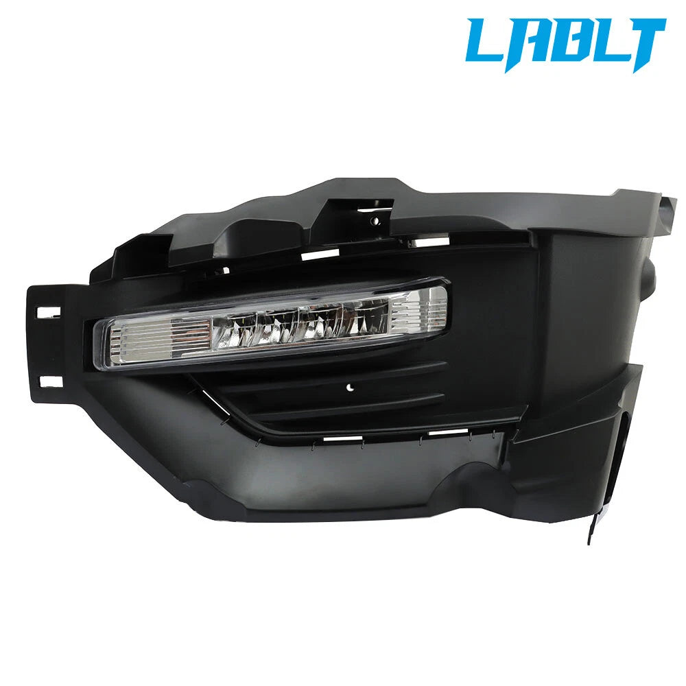 Fog Light Lamps for Ford Explorer (2020–2021) - Left Driver Side, Black Cover