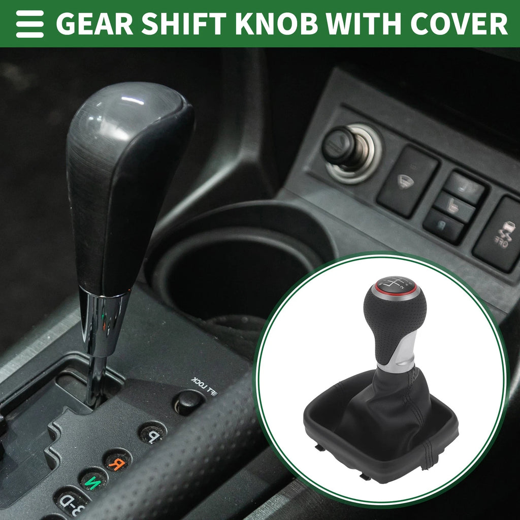 6 Speed Gear Shift Knob Cover Replacement for Audi A3 (2004–2013)