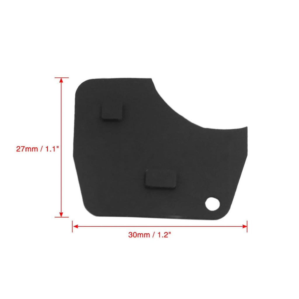 Smart Remote Key Case Shell with Rubber Pad Replacement for Toyota (2005–2015)