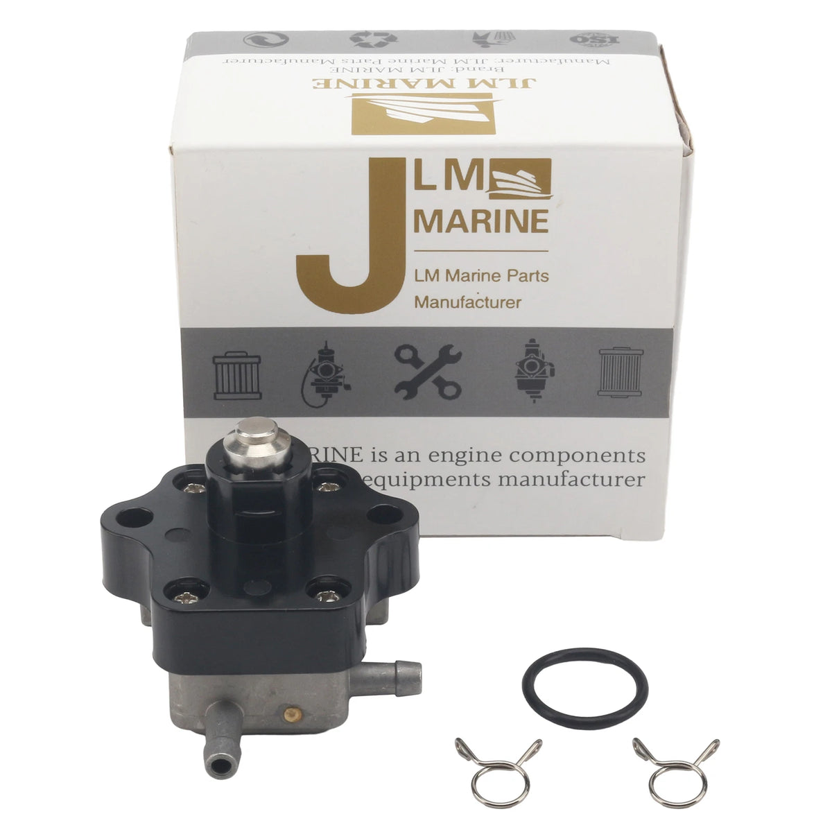 Fuel Pump & O-ring Kit for Mercury Mariner 4-Stroke 4-6 HP