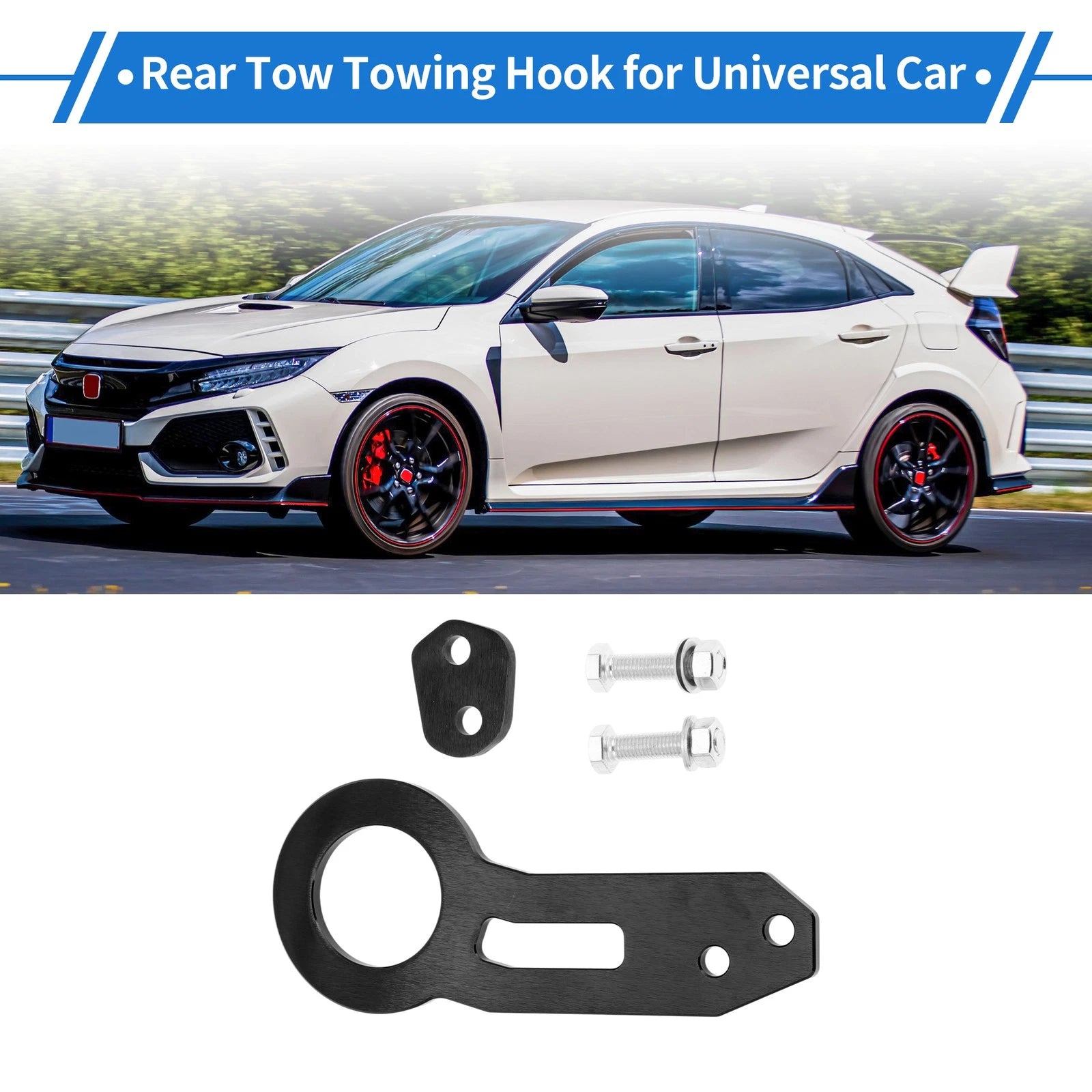 Rear Tow Towing Hook Replacement for Toyota Hilux (2005–2015)